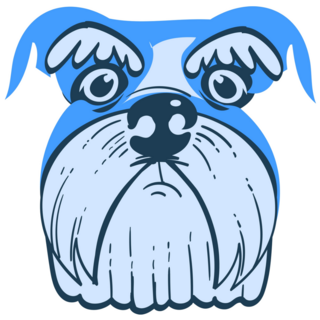 Blue Schnauzer Sticker