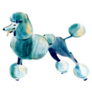 Blue Watercolor Poodle Sticker