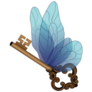 Blue-winged Key Fantasy Sticker