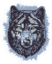 Blue Wolf Sticker