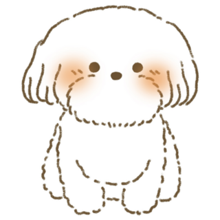 Blushing Maltese Sticker