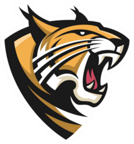 Bobcat Shield Logo Mascot Sticker