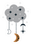 Bohemian Magical Cloud Sticker