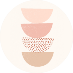 Boho Artistic Shapes Sticker