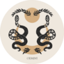Boho Gemini Snake Sticker