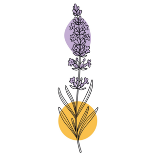 Boho Lavender Sticker