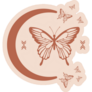 Boho Magic Butterfly Sticker