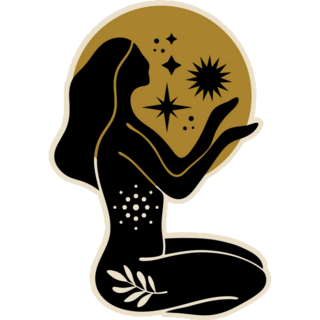 Boho Magic Woman Yoga Sticker