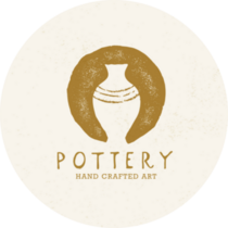 Boho Pottery Logo Sticker