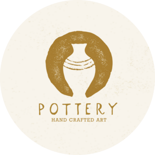 Boho Pottery Logo Sticker