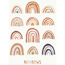 Boho Rainbows Sticker Sheet