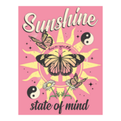 Boho Sunshine State of Mind Sticker