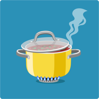 Boiling Pot of Soup Sticker