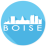Boise Idaho Blue Sticker