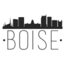 Boise Idaho City Skyline Sticker