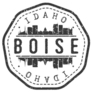Boise Idaho Usa Stamp Skyline Sticker