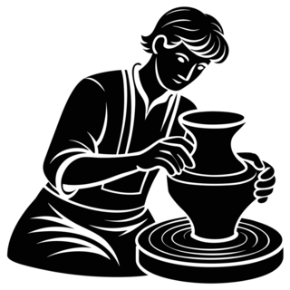 Bold Clay Artist Sticker