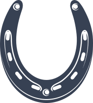 Bold Horseshoe Sticker