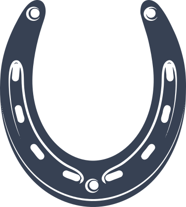 Bold Horseshoe Sticker