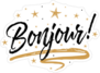Bonjour Star Sticker