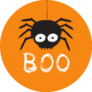 Boo Fun Spider Sticker