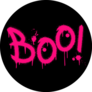 Boo With Splash Effect Halloween Sticker