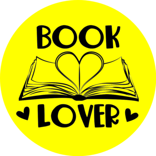 Book Lover Lettering Sticker