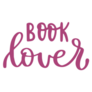 Book Lover Reading Lettering Sticker