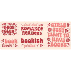 Bookish Girl Sticker Sheet