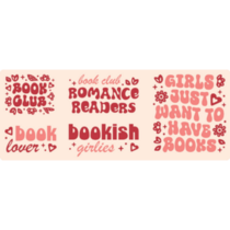 Bookish Girl Sticker Sheet