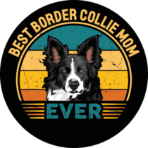 Border Collie Mom Sticker