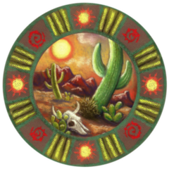 Border Pattern New Mexico Design Sticker