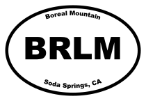 Boreal Mountain Oval Sticker