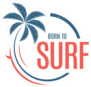 Born To Surf Palm Sticker