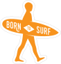 Born to Surf Surfing Sticker