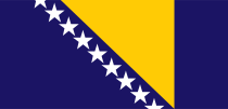 Bosnia and Herzegovina Flag Sticker