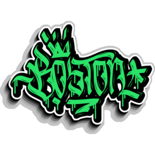 Boston Massachusetts Lettering Graffiti Sticker
