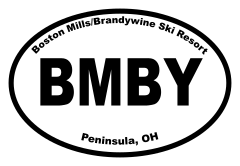 Boston Mills/Brandywine Ski Resort Oval Sticker