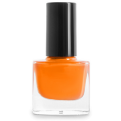 Bottle Of Orange Nail Polish Sticker