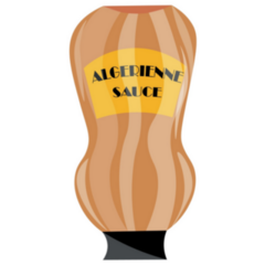 Bottle Of Tasty Algerian Sauce Sticker