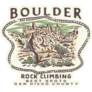 Boulder Rock Climbing Sticker