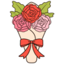 Bouquet Coquette Sticker