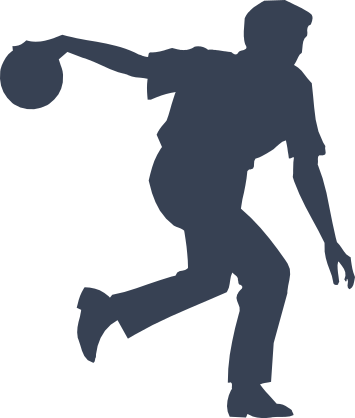 Bowler Bowling Sticker