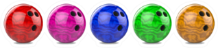 Bowling Ball Set Sticker