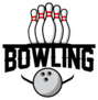 Bowling Club Logo Sticker