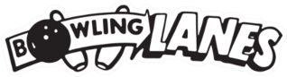 Bowling Lanes Sticker