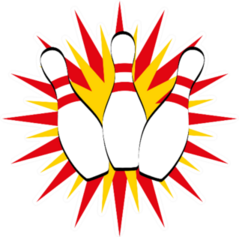 Bowling Sport Design Sticker