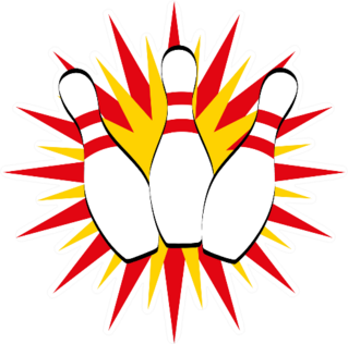 Bowling Sport Design Sticker