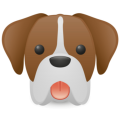 Boxer Dog Emoji Sticker