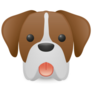 Boxer Dog Emoji Sticker